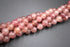 Ruby Quartz Gemstone Beads, 8mm, Round